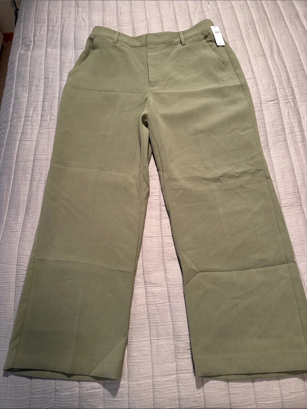 NEW Gap High Waisted Straight Crop Pants, sz 12 - Picture 2 of 12